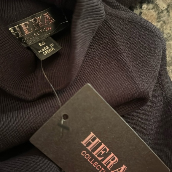 Hera Collection collar sleeveless knit dress NWT M - Picture 6 of 10